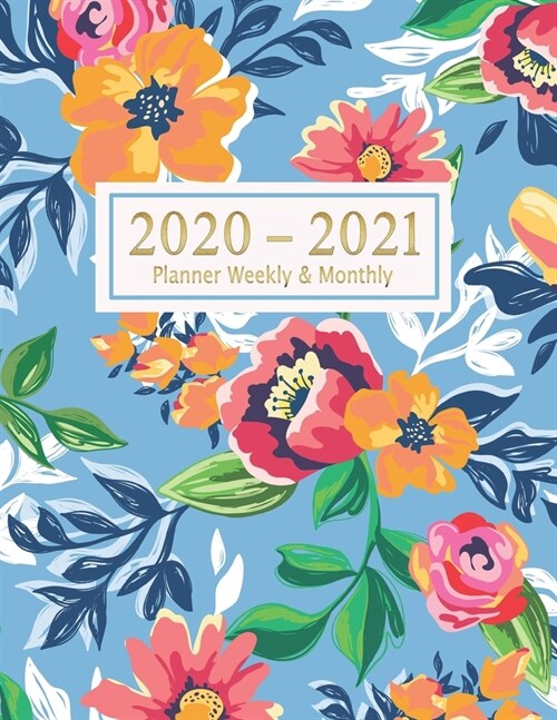 2020-2021 Planner Weekly & Monthly: 2 Year Calendar Organizer with 24 Months Spread View - time management - Agenda & Journal - Personal Appointment - (Paperback)