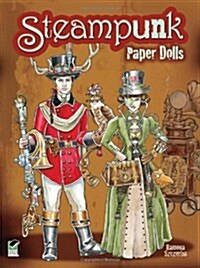 Steampunk Paper Dolls (Paperback, Green)