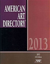 American Art Directory 2013 (Paperback, 67th)