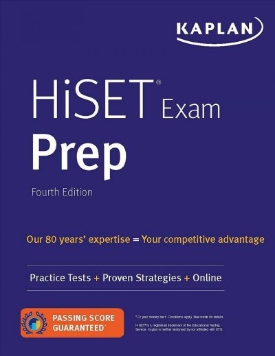 Hiset Exam Prep: Practice Tests + Proven Strategies + Online (Paperback, 4)