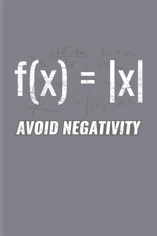 Avoid Negativity: Funny Math Quote Undated Planner - Weekly & Monthly No Year Pocket Calendar - Medium 6x9 Softcover - For Teachers & St (Paperback)