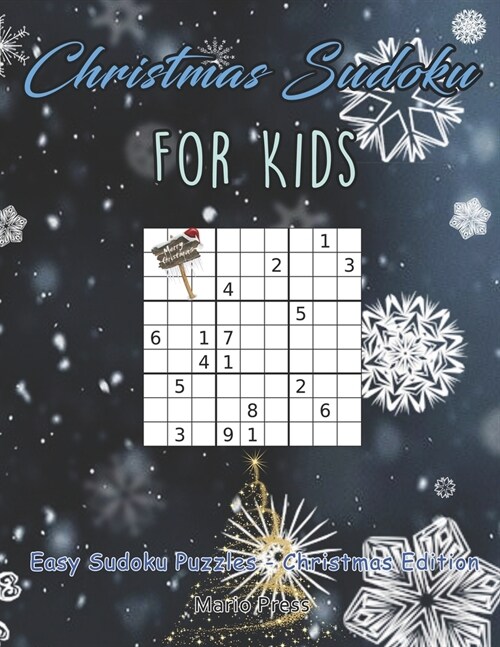 Christmas Sudoku For Kids: Christmas Sudoku For Kids (Paperback)