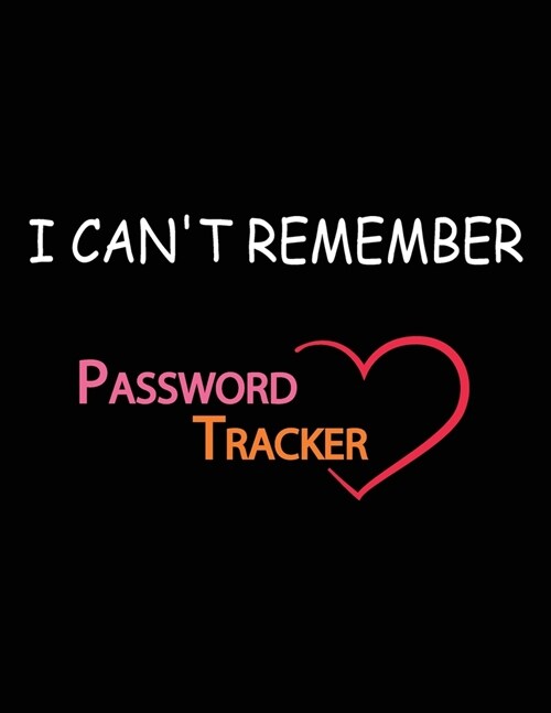 I Cant Remember: A Password Tracker (Paperback)