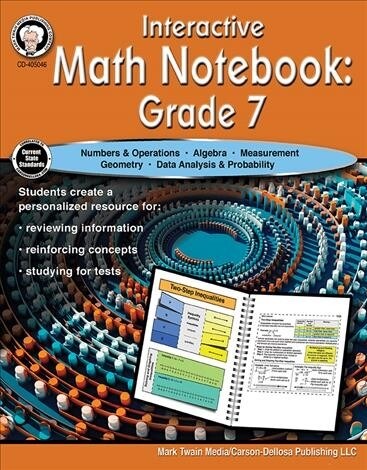 Interactive Math Notebook Resource Book, Grade 7 (Paperback)