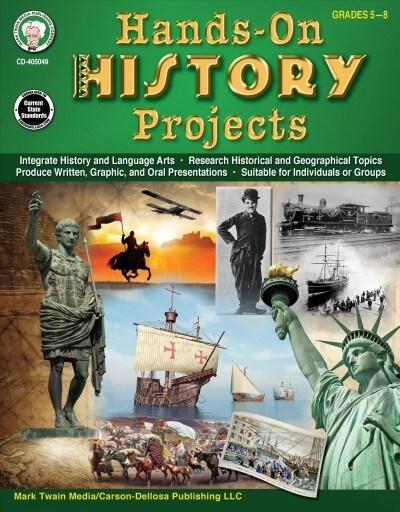 Hands-On History Projects Resource Book, Grades 5 - 8 (Paperback)