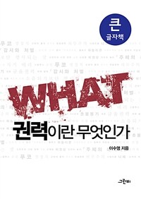 권력이란 무엇인가 [큰글자도서]  표지이미지