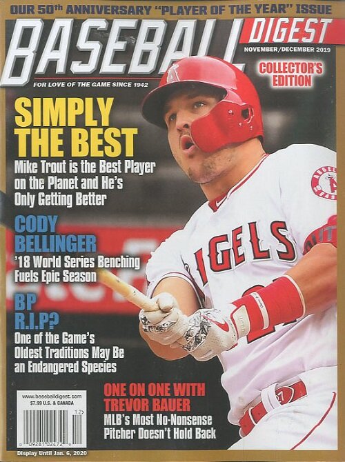 Baseball Digest (격월간 미국판): 2019년 11/12월호