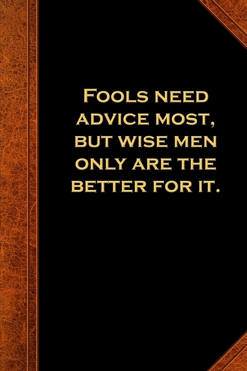 2020 Weekly Planner Ben Franklin Quote Fools Advice Vintage Style 134 Pages: 2020 Planners Calendars Organizers Datebooks Appointment Books Agendas (Paperback)