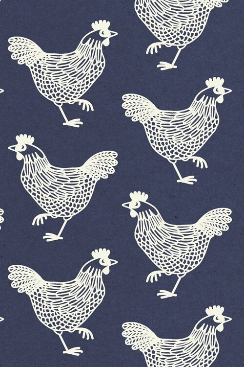 Notes: A Blank Sheet Music Notebook with Poultry Pattern Cover Art (Paperback)