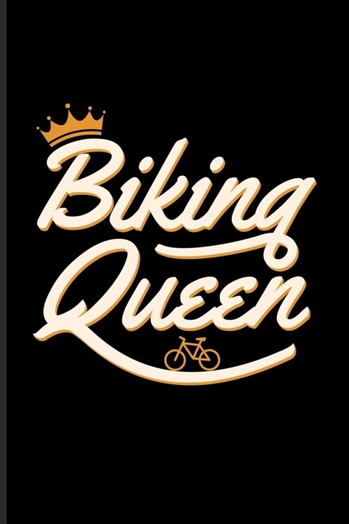 Biking Queen: Biking And Cycling Undated Planner - Weekly & Monthly No Year Pocket Calendar - Medium 6x9 Softcover - For Cyclists & (Paperback)