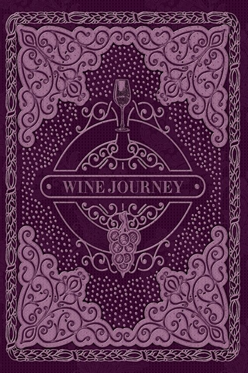 Wine Journey: Purple Design Wine Tasting Journal (Paperback)