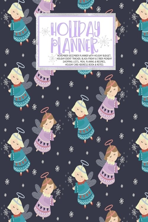 Holiday Planner: Purple Christmas Glam - Christmas - Thanksgiving - Calendar - Holiday Guide - Budget - Black Friday - Cyber Monday - R (Paperback)