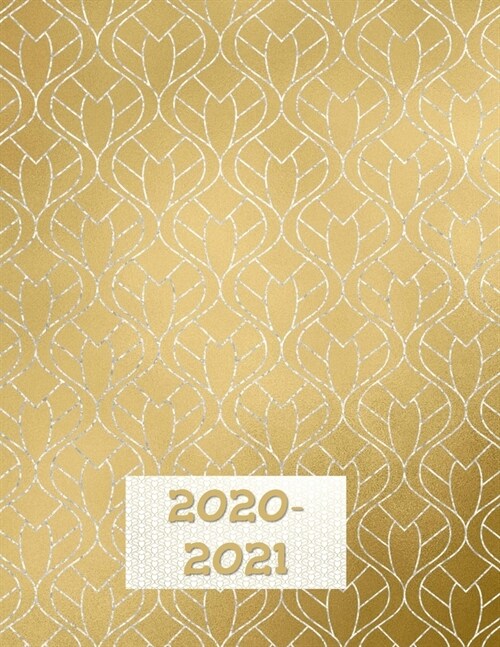 2020-2021 Financial Year Diary Planner: Week on Two Pages - Ideal Tax Return Helper - Large 8.5x 11 Size - Gorgeous Gold Cover (Paperback)