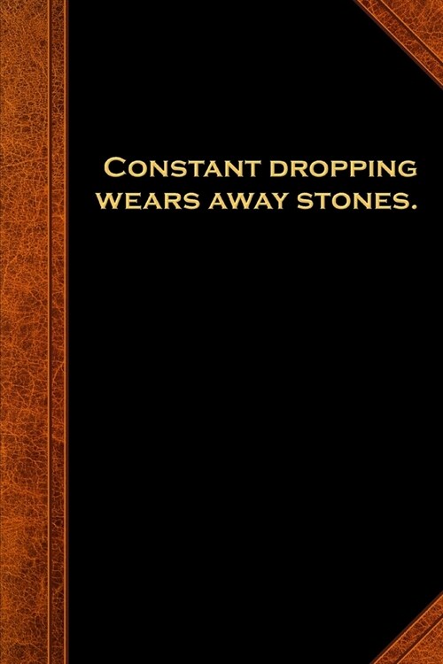2020 Weekly Planner Ben Franklin Quote Dropping Stones Vintage Style 134 Pages: 2020 Planners Calendars Organizers Datebooks Appointment Books Agendas (Paperback)