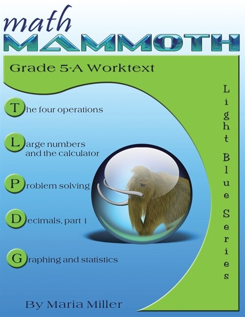 Math Mammoth Grade 5-A Worktext (Paperback)