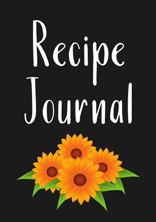 Recipe Journal: Recipe binder: Elegant recipe holder to Write In Recipe cards, chic Food Graphics design, Document all Your recipe box (Paperback)