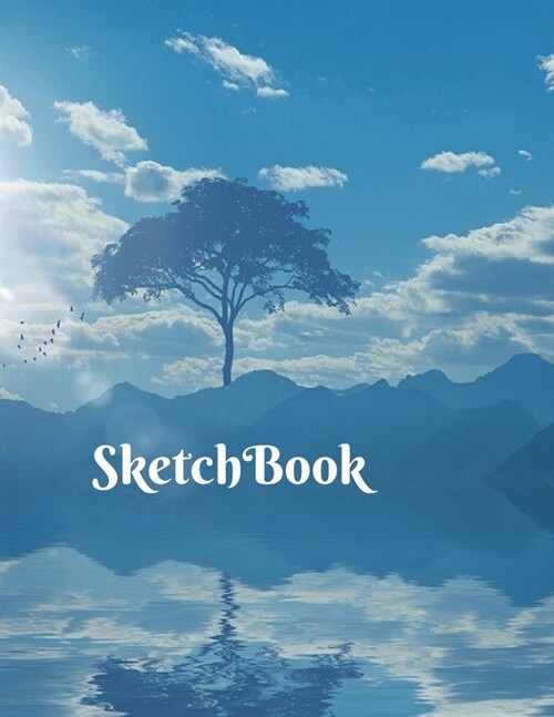 Sketchbook: Large 160 Pages Cute Notebook Sketchbook Journal Landscape To Draw and Sketch for Adults Teens Boys Perfect for Gifts (Paperback)