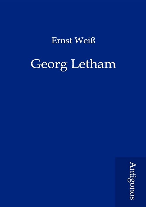 Georg Letham (Paperback)