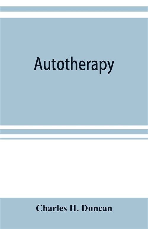 Autotherapy (Paperback)