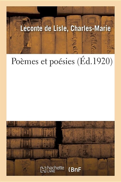 Po?es Et Po?ies (Paperback)