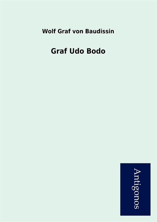 Graf Udo Bodo (Paperback)