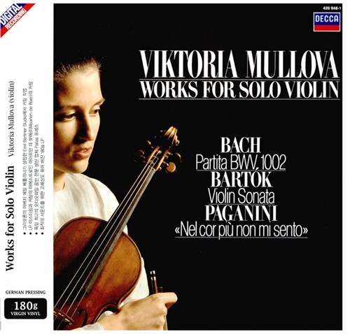 [수입] Viktoria Mullova - 독주 바이올린을 위한 작품집 [180g LP]