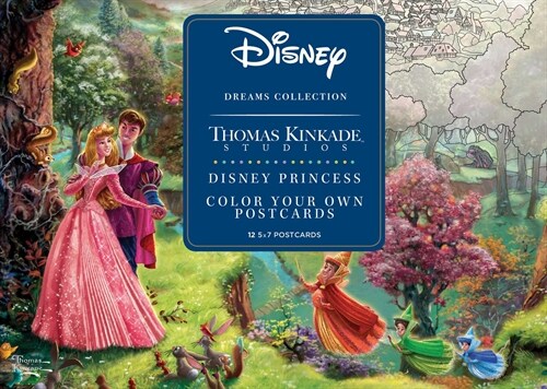 Disney Dreams Collection Thomas Kinkade Studios Disney Princess Color Your Own P (Novelty)