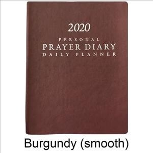 2020 Prayer Diary - Burgundy - (Matte/Smooth Finish) (Vinyl-bound)