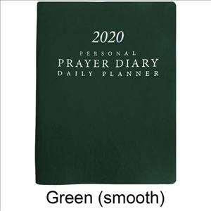 2020 Prayer Diary - Green - (Matte/Smooth Finish) (Vinyl-bound)