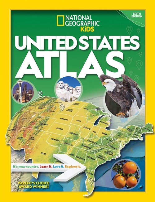 National Geographic Kids U.S. Atlas 2020, 6th Edition (Library Binding, 6)