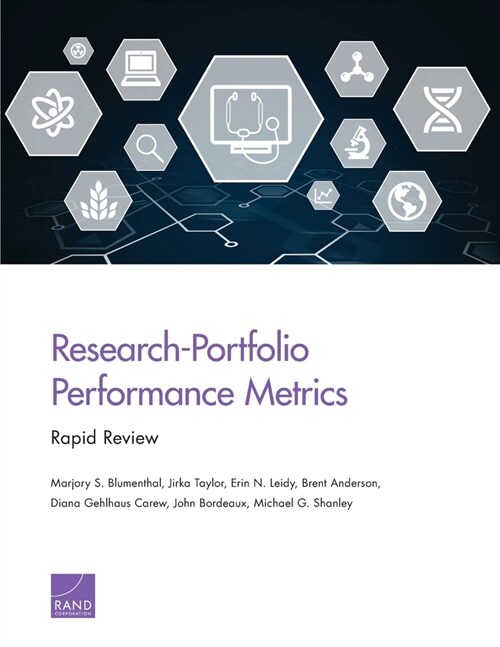 Research-Portfolio Performance Metrics: Rapid Review (Paperback)