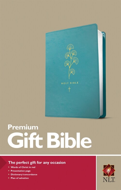 Premium Gift Bible NLT (Red Letter, Leatherlike, Teal) (Imitation Leather)
