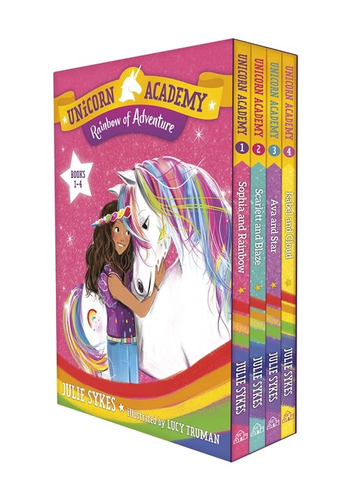 Unicorn Academy: Rainbow of Adventure Boxed Set (Books 1-4) (Paperback)
