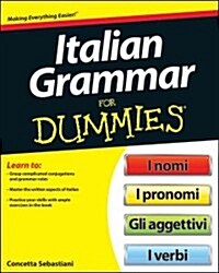 Italian Grammar for Dummies (Paperback, Bilingual)