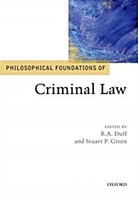 Philosophical Foundations of Criminal Law (Paperback)