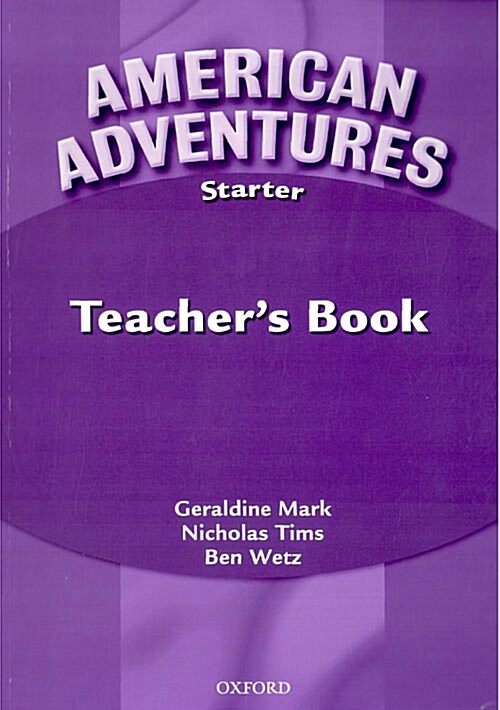 [중고] American Adventures Starter: Teacher‘s Book (Paperback)