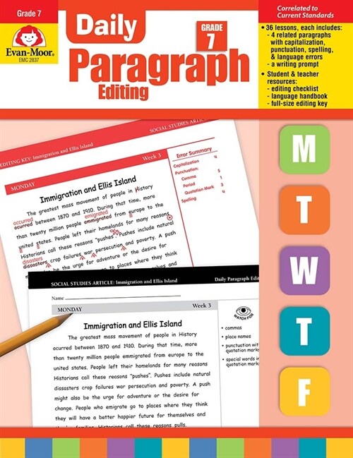 Daily Paragraph Editing, Grade 7 Teacher Edition (Paperback, Teacher)