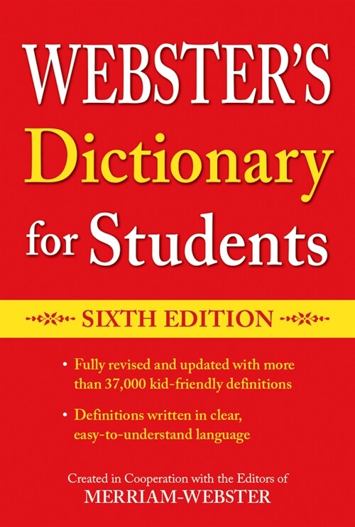 Websters Dictionary for Students, Sixth Edition (Paperback)