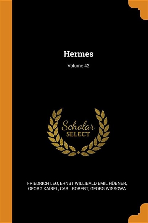 Hermes; Volume 42 (Paperback)