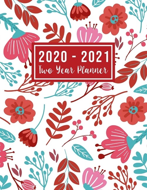 2020-2021 Two Year Planner: big 2 year monthly planner - Jan 2020 - Dec 2021 - 24 Months Agenda Planner with Holiday - Personal Appointment ( Size (Paperback)