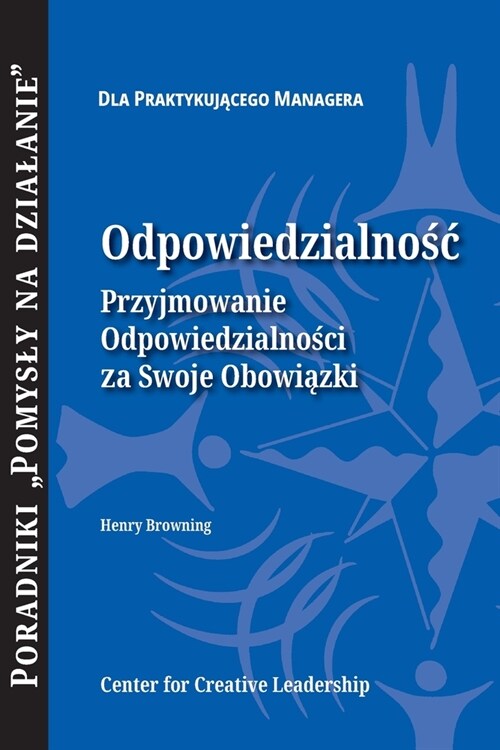 Accountability: Taking Ownership of Your Responsibility (Polish) (Paperback)