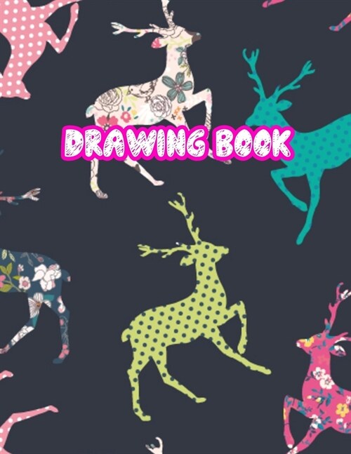 Drawing Book: Large Sketch Notebook for Drawing, Doodling or Sketching: 110 Pages, 8.5 x 11 Sketchbook ( Blank Paper Draw and Writ (Paperback)