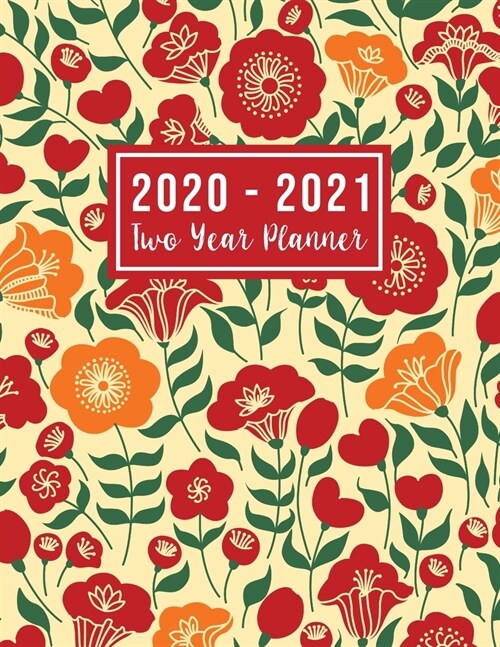 2020-2021 Two Year Planner: 2 year appointment planner 2020-2021 - Jan 2020 - Dec 2021 - 24 Months Agenda Planner with Holiday - Personal Appointm (Paperback)