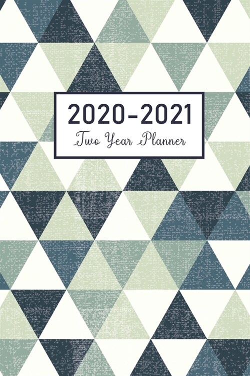 2020-2021 Monthly Planner: 24 Months Agenda Pocket Planner with Holiday - 2 Year Calendar 2020-2021 Monthly - Academic Schedule Organizer Logbook (Paperback)