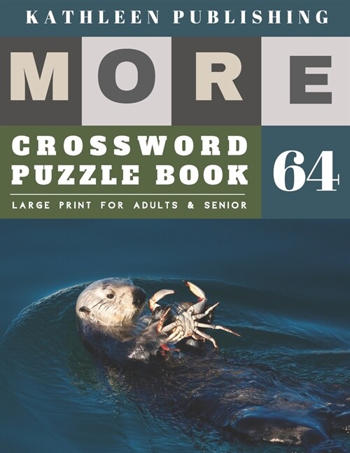 Large Crossword puzzles for Seniors: crossword puzzles for men - More Large Print Crosswords Game - Hours of brain-boosting entertainment for adults a (Paperback)