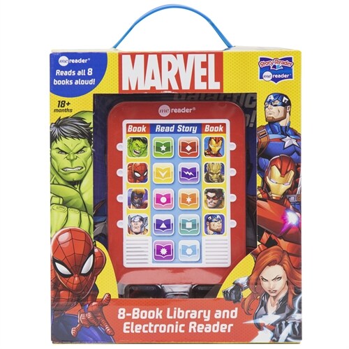 Marvel: 8-Book Library and Electronic Reader [With Electronic Reader] (Boxed Set)