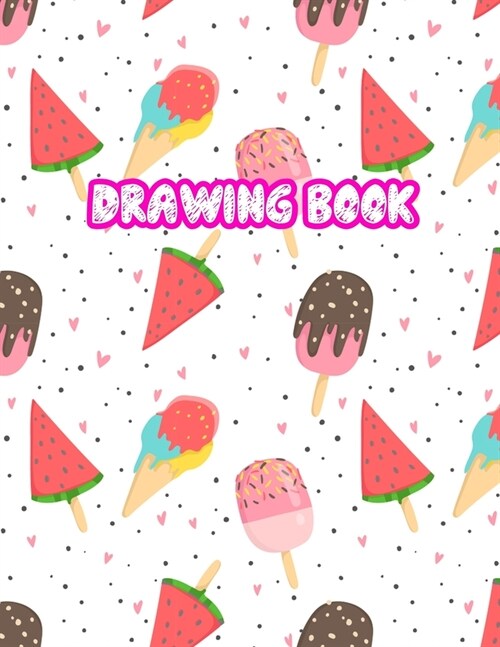 Drawing Book: Large Sketch Notebook for Drawing, Doodling or Sketching: 110 Pages, 8.5 x 11 Sketchbook ( Blank Paper Draw and Writ (Paperback)
