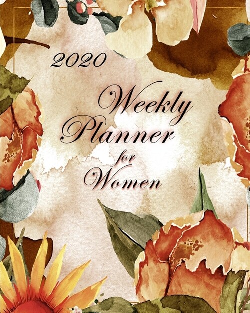 Womens Weekly Planner 2020: Dated calendars, 4-page per week spread (Paperback)