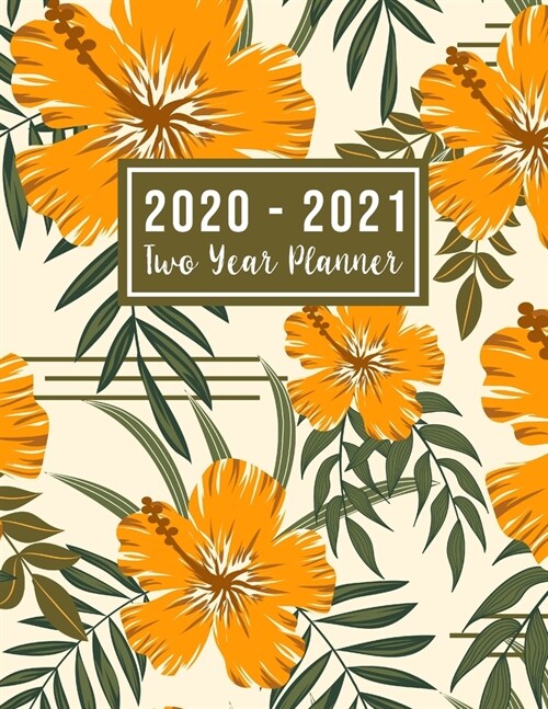2020-2021 Two Year Planner: 2 year academic monthly planner - 24-Month Planner & Calendar. Size: 8.5 x 11 ( Jan 2020 - Dec 2021). Two Year Perso (Paperback)