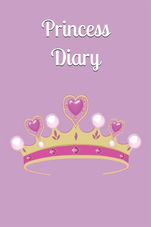 Princess Diary: 6 x 9 lined notebook with blank space for drawing (Paperback)